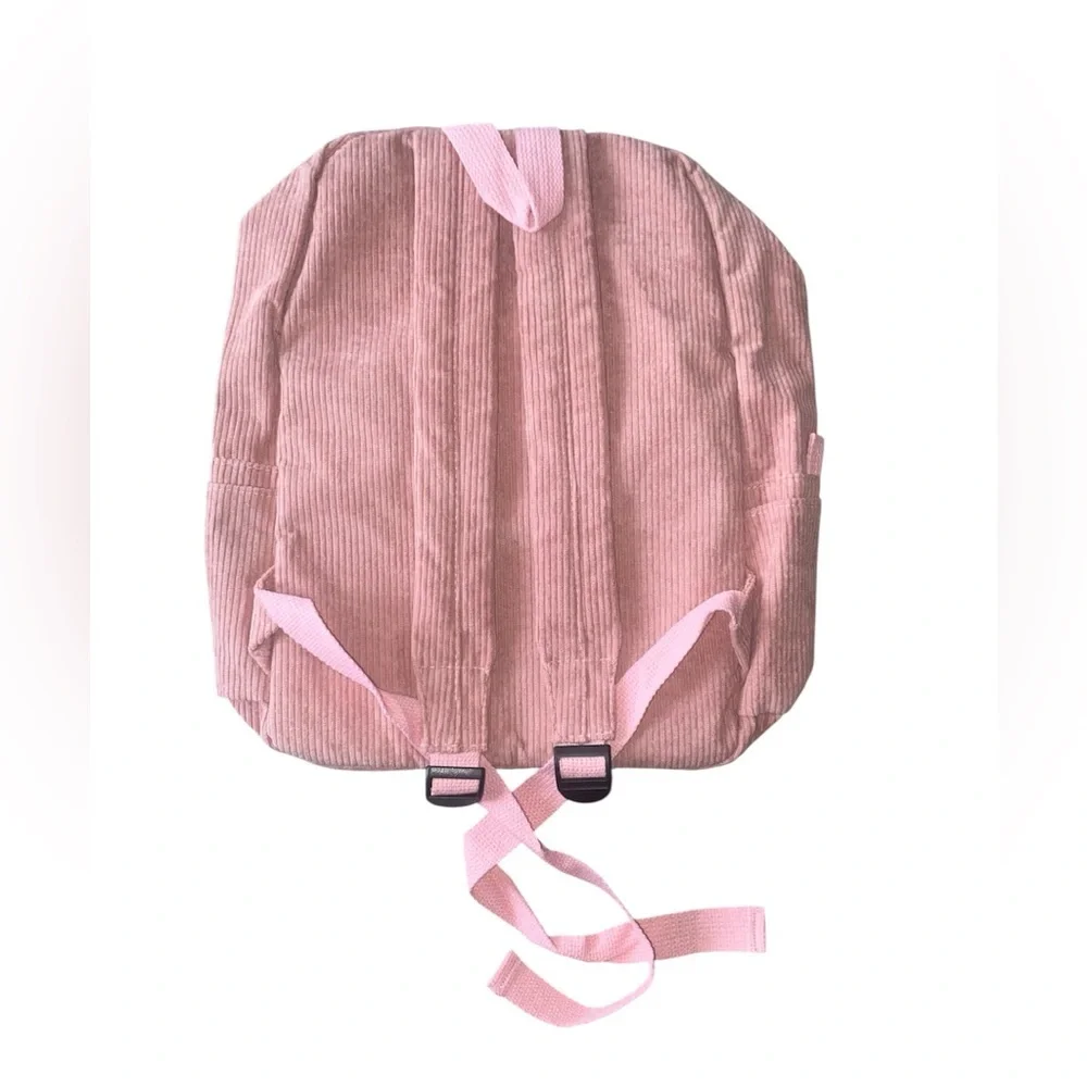 NWOT Pink Corduroy Kids Backpack E31